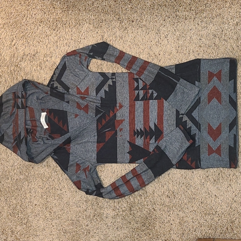 Enti Glamour Aztec Hooded Sweater